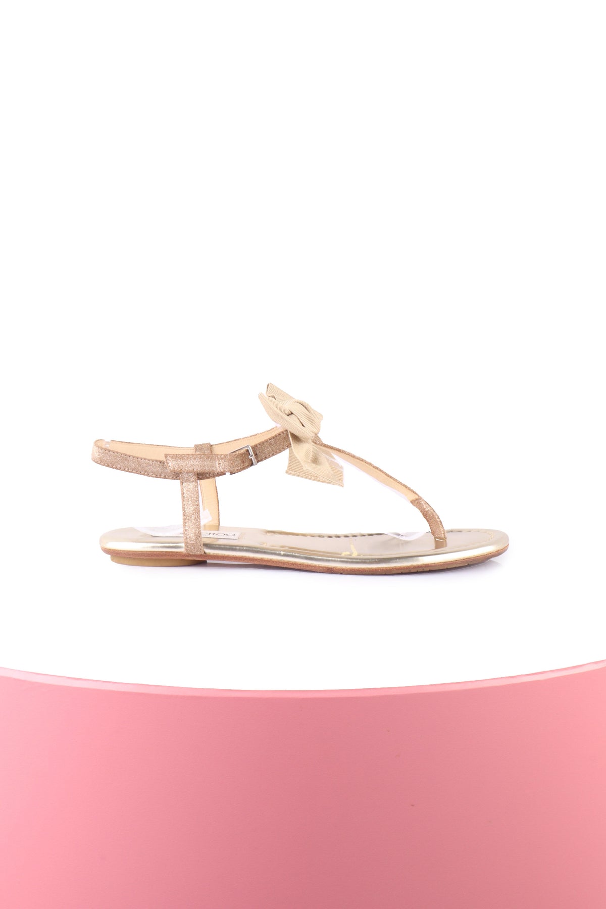 Jimmy Choo Fiyonklu Gold Sandalet Gold - 37