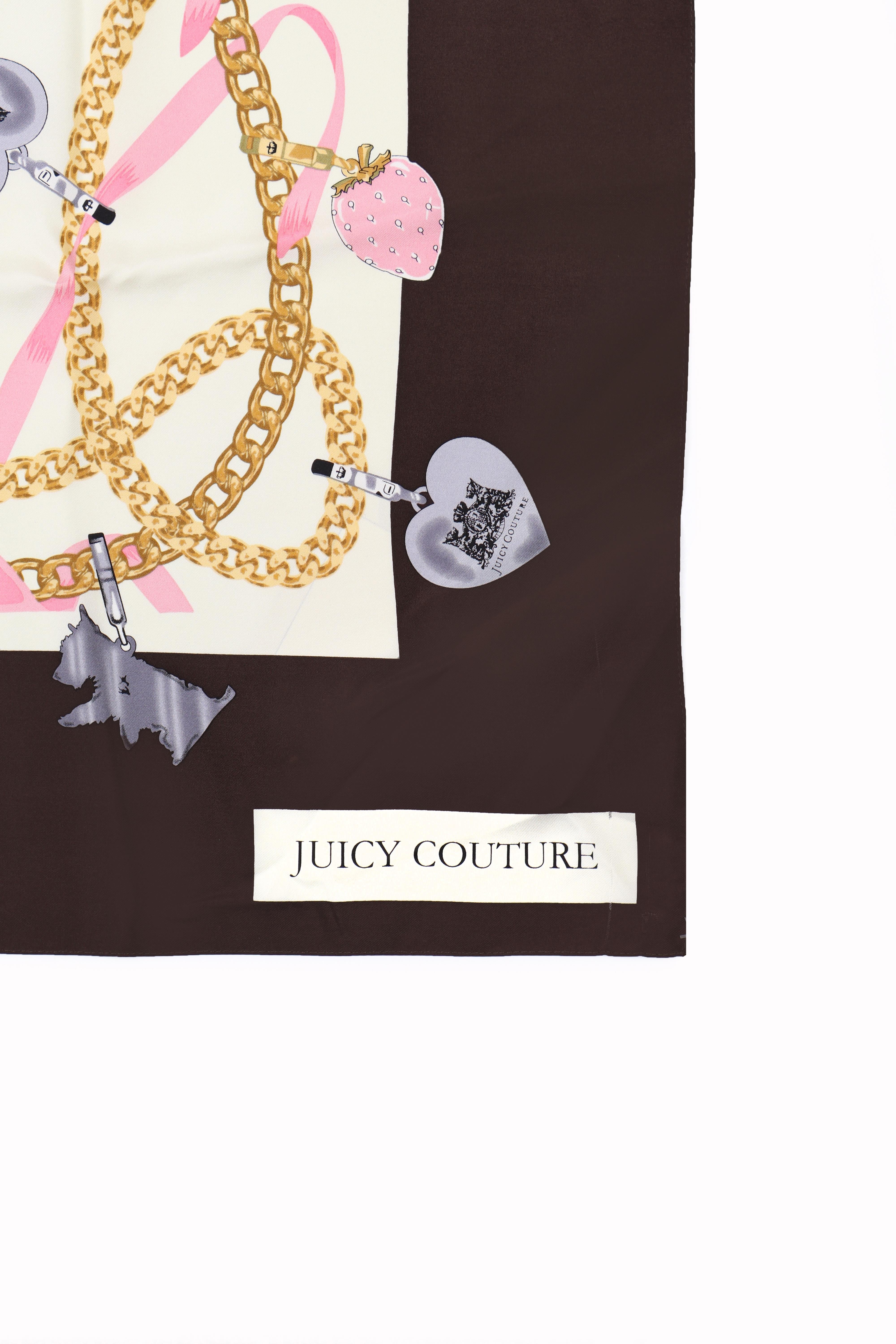 Juicy Couture Eşarp 90x90 Renkli - 90x90