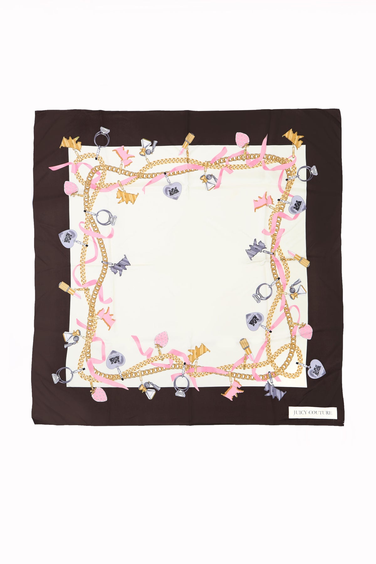 Juicy Couture Eşarp 90x90 Renkli - 90x90