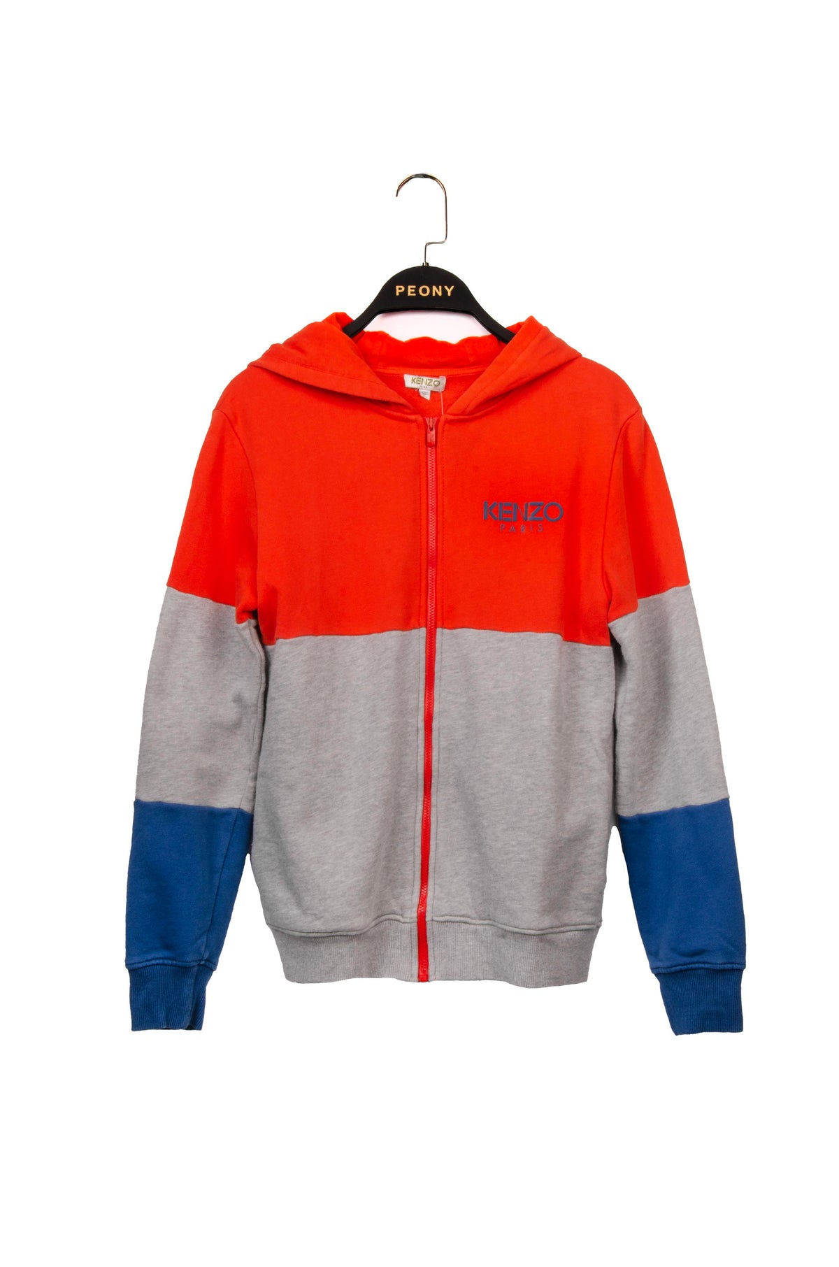 Kenzo Kids Blok Renkli Çocuk Sweatshirt Gri - 14 yaş