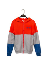 Kenzo Kids Blok Renkli Çocuk Sweatshirt Gri - 14 yaş