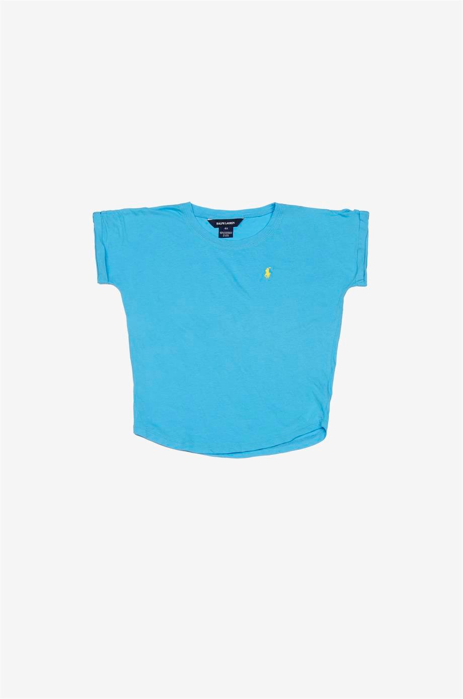 Ralph Lauren Polo Yaka Çocuk Tişört Mavi̇ - 6yas