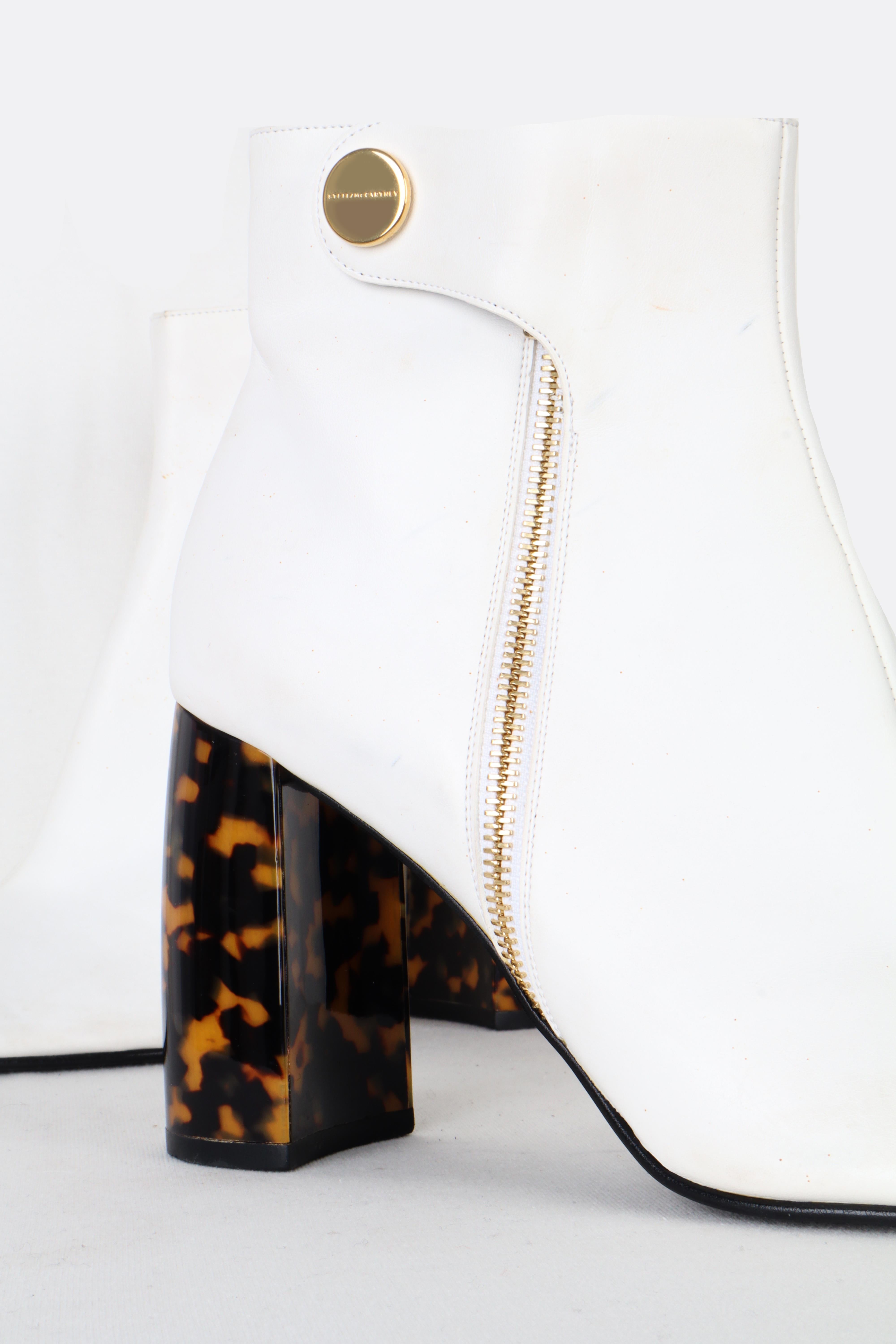 Stella McCartney Percy Bot Beyaz - 40