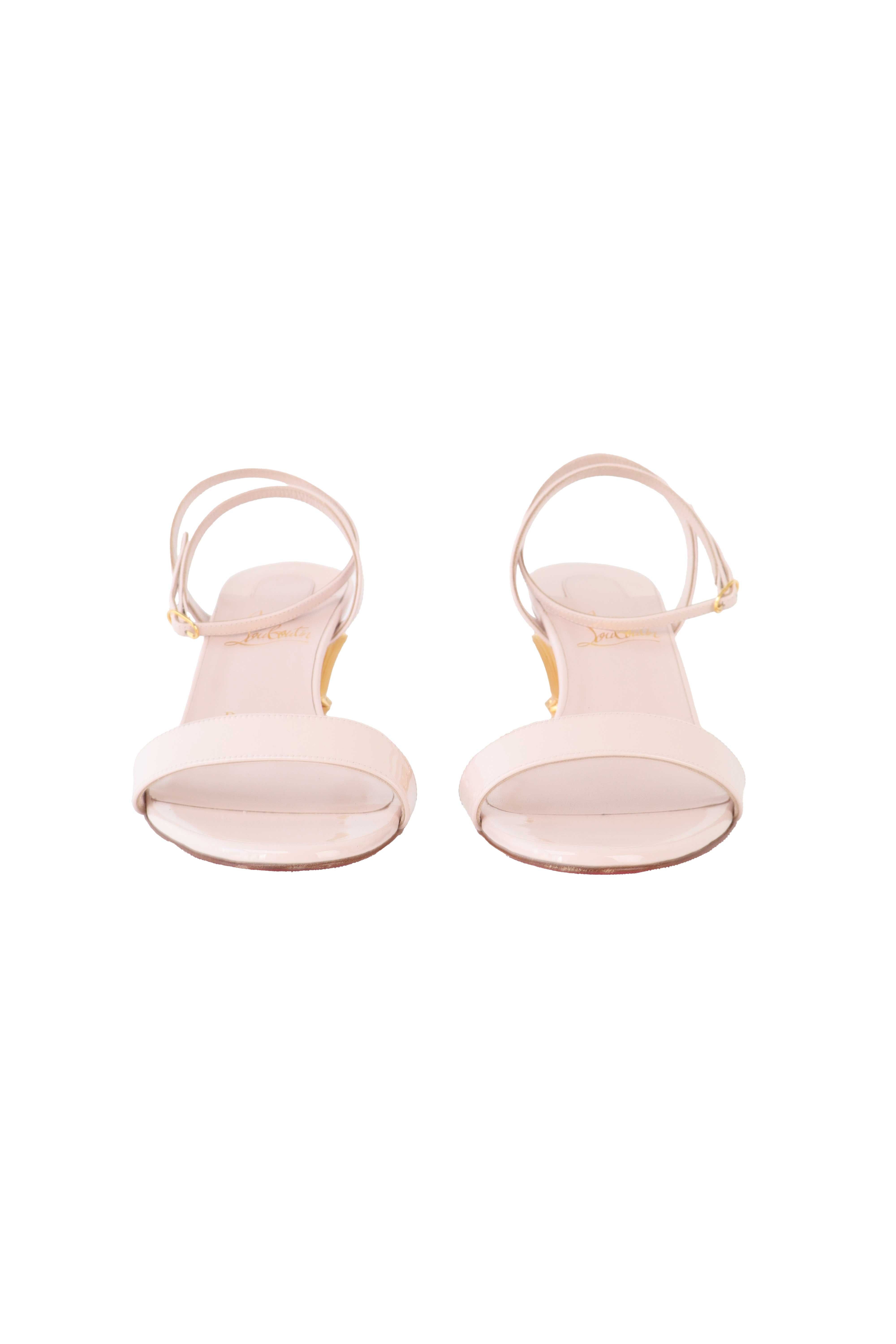 Christian Louboutin Nude Renk 38 Beden Topuklu Sandalet