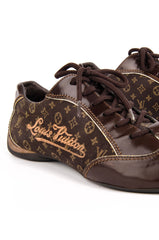 Louis Vuitton Monogram Mini Lin Sneaker Kahverengi - 38