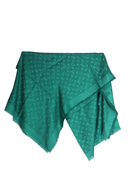 Louis Vuitton Eşarp 145x145cm Yeşil