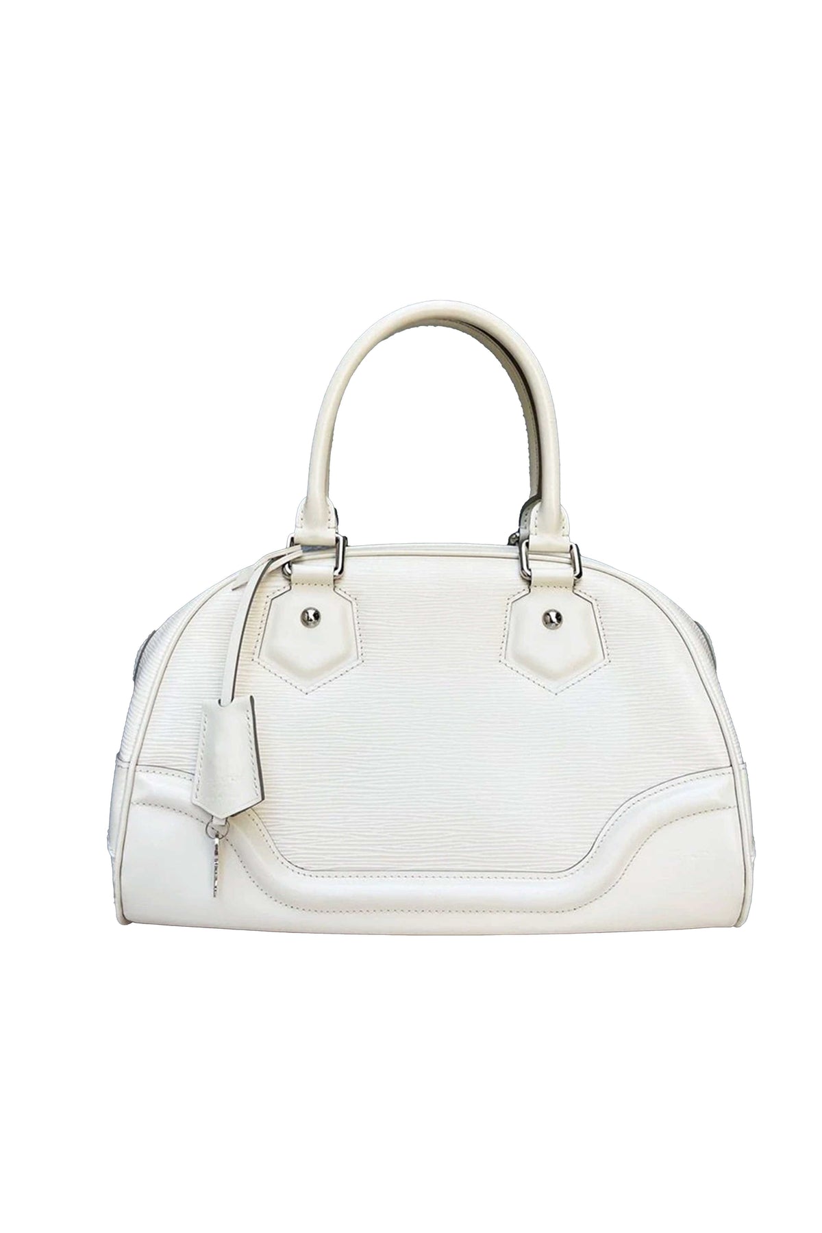 Louis Vuitton Montaigne PM Epi Deri Çanta Krem - Standart