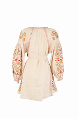 March II Elbise Bej - S