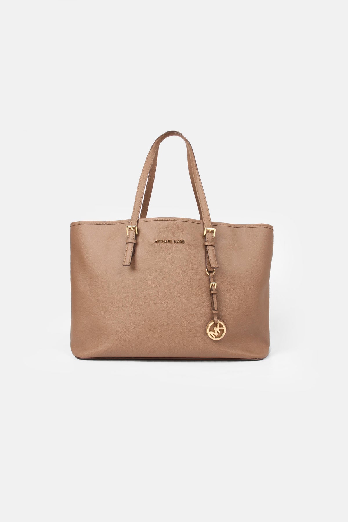 Michael Kors Jet Set Saffiano Deri Çanta Vi̇zon - Standart