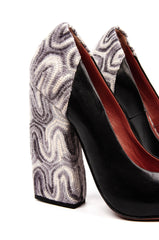 Missoni Desenli Stiletto Lacivert - 37