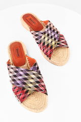 Missoni Desenli Terlik Renkli - 37