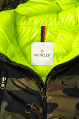 Moncler Kamuflaj Desenli Mont Renkli - 12yas