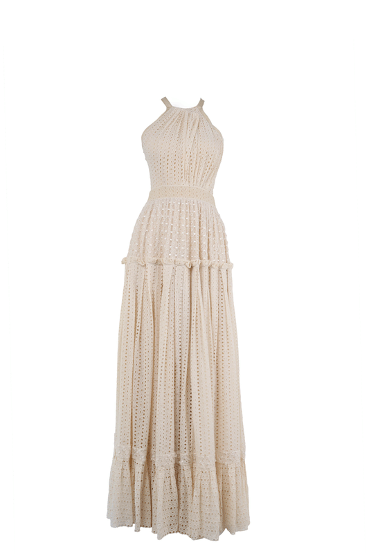ROBERTO CAVALLİ Elbise Ekru - 38