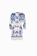 Roberto Cavalli Elbise Mavi beyaz - 40