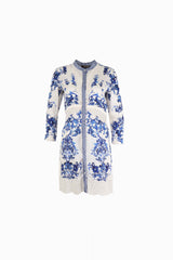 Roberto Cavalli Elbise Mavi beyaz - 40