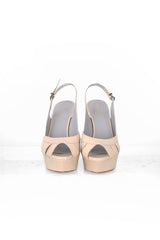 Sergio Rossi Platform Sandalet Bej - 38