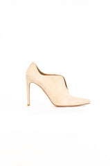 Stuart Weitzman Nude Süet Bootie Ekru - 38