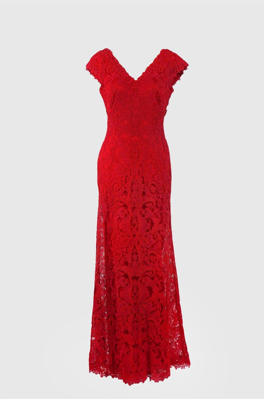 Tadashi Shoji Dantel Gece Elbisesi - 36