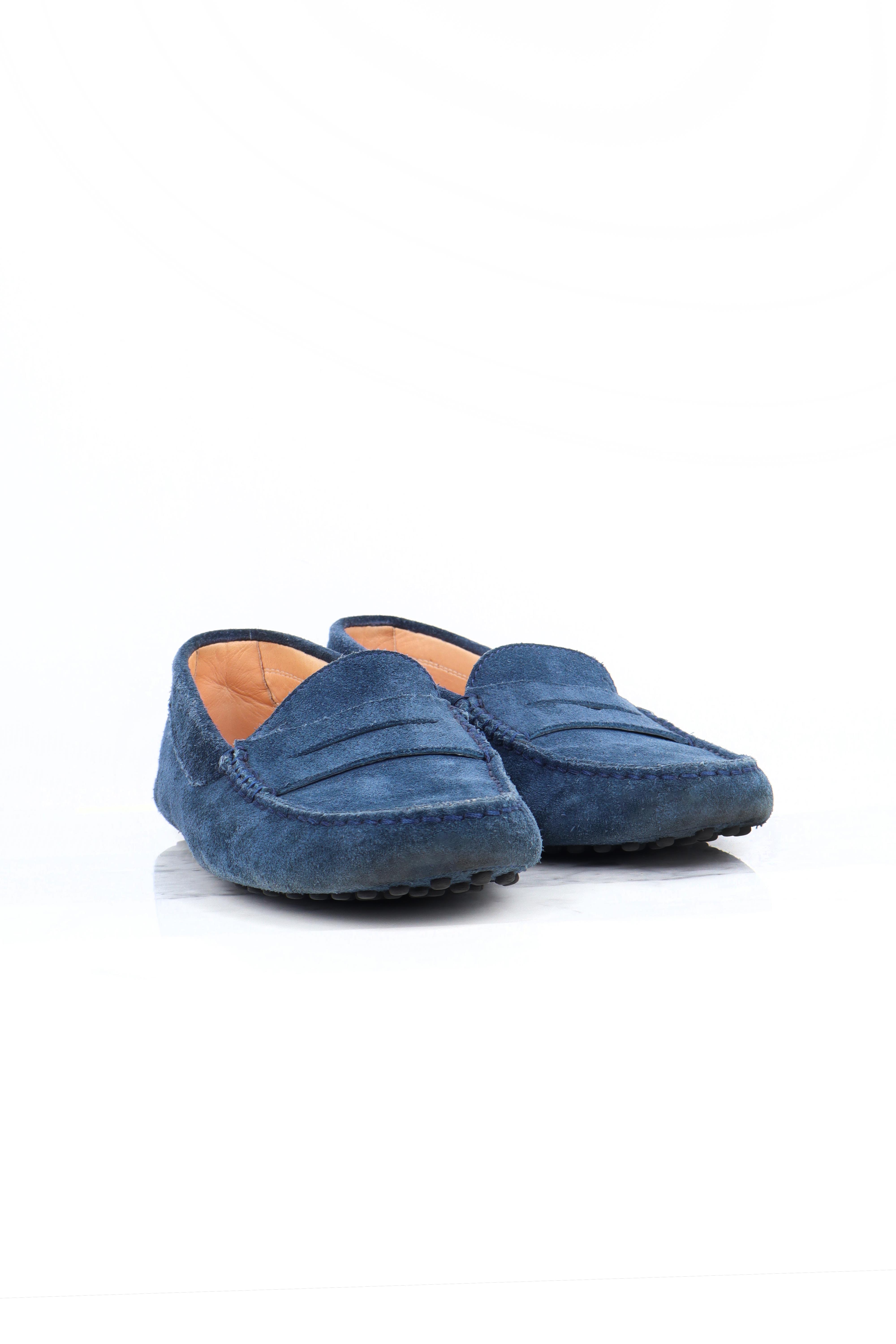 Tod' Gommino Süet Loafer Lacivert - 37