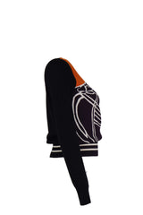 Tory Burch Siyah-Mor Kazak- S
