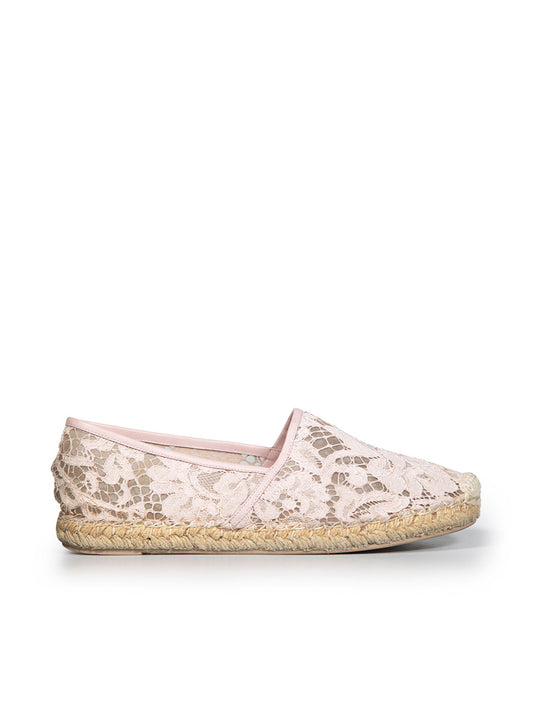 Valentino Dantel Espadril Pembe - 36