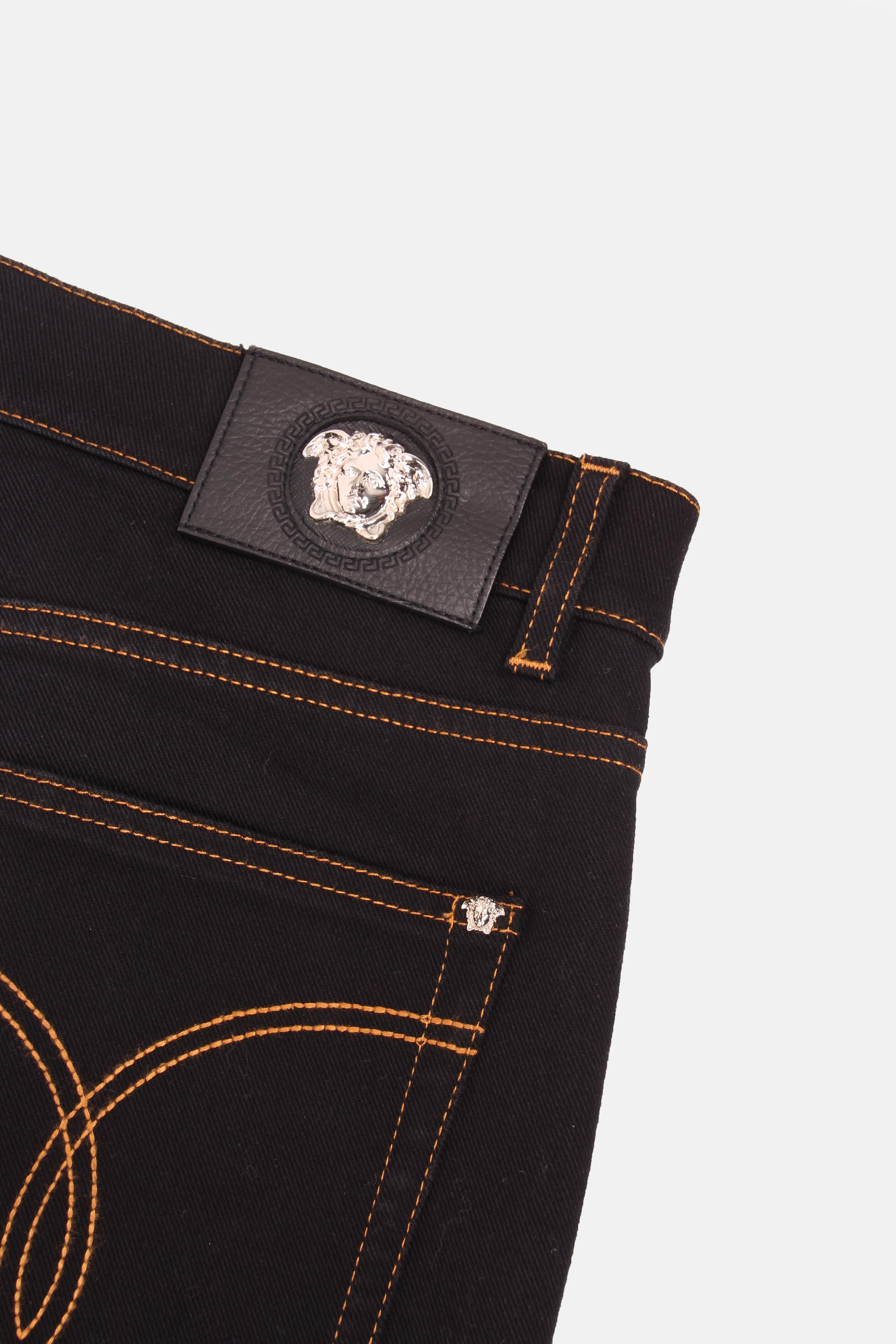 Versace Erkek Jean Lacivert - 36