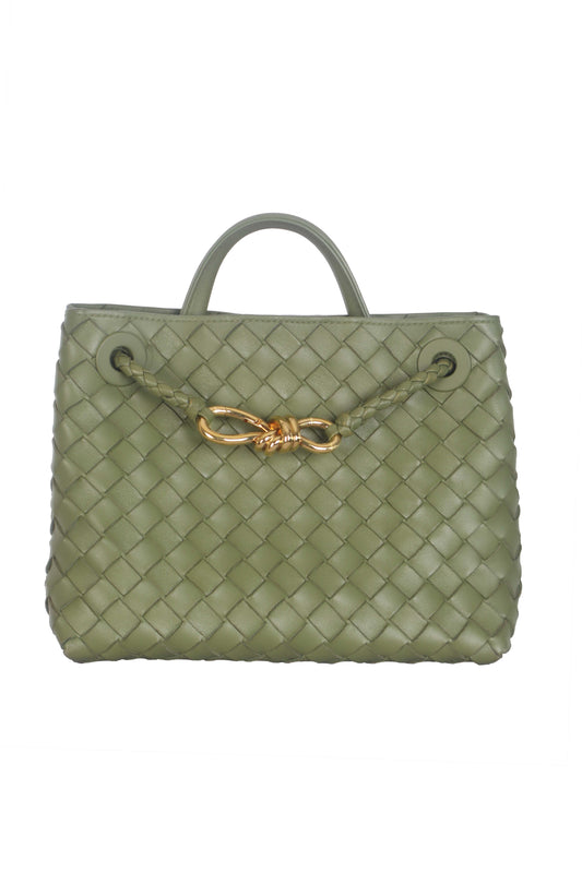 Bottega Veneta Andiamo Yeşil Small Çanta